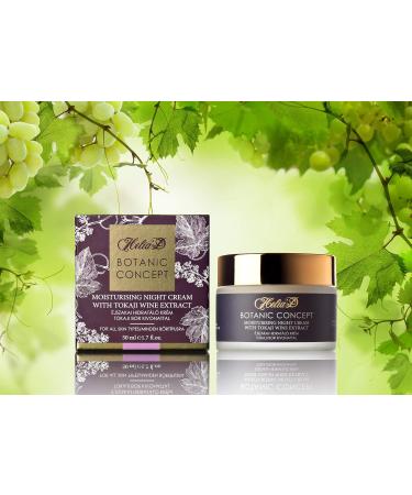 Botanic Concept Natural & Organic Moisturising Night Cream - Helps the Skin to Stay Hydrated - with Shea Butter Ice Wine Extract ProVitamin B5 Vitamin-E & Jojoba Seed Oil - All Skin Types - 50 ml - Buy Online on GoSupps.com