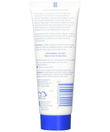 Vanicream Moisturizing Skin Cream 8oz (Pack of 2) | Sensitive Skin Care - Buy Online on GoSupps.com