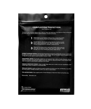 e.l.f. Complexion Perfection Brush Kit - 4 Piece Set | Synthetic Brushes - Buy Online on GoSupps.com
