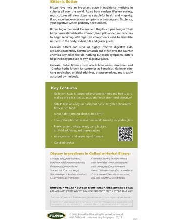 Flora Floradix Gallexier Herbal Bitters | Liquid Extract Supplement 8.5 fl oz - Buy Online on GoSupps.com