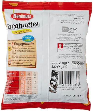 Blessed Dried roasted peanuts 120 g - Lot of 8 - Buy Online on GoSupps.com