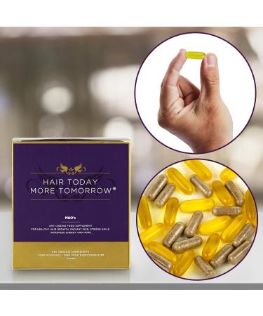 Hair Today More Tomorrow M&O's -Hair Growth Vitamins - Hair Loss Supplement -Vegan - Capsules - Buy Online on GoSupps.com