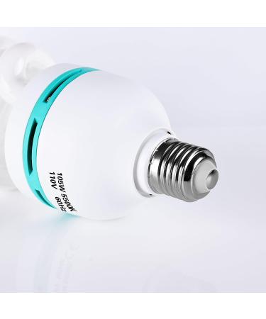 EMART 105W 5500K Daylight Full Spectrum Light Bulb for Photography Studio - 2 Pack - Buy Online on GoSupps.com
