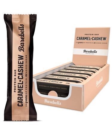 Barebells Protein Bar 55g x 12 bars (Caramel & Cashew) - Buy Online on GoSupps.com