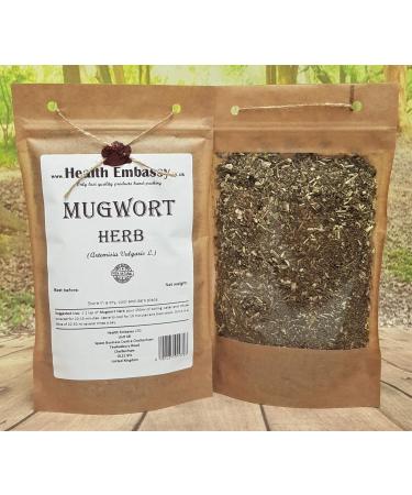 Health Embassy Mugwort Herb Tea | Armoise Commune Herbe Tisane | Artemisia Vulgaris L | Loose Herbal Tea (50g) - Buy Online on GoSupps.com