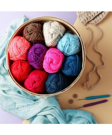 73 Piece Crochet Kit for Beginners - Premium Set with 21 Hooks, 1500 Yards Yarn, Tote Bag & More | Adult and Kids Crocheting Kit - Buy Online on GoSupps.com
