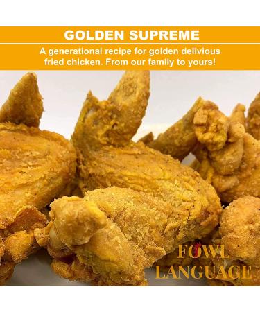 Golden Supreme Fried Chicken Batter Flour and Seasoning Mix - Fowl Language - Buy Online on GoSupps.com