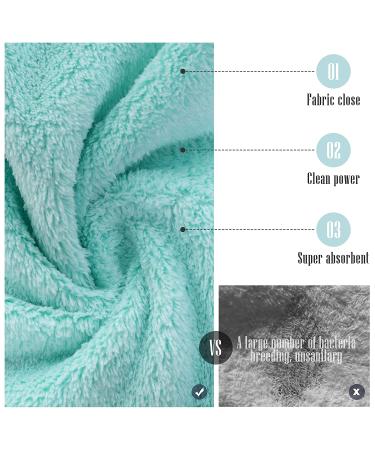 24 Count Premium Soft Makeup Remover Cloths - Microfiber Facial Washcloths - Fast Drying & Highly Absorbent Towel - Pink-Blue 7x9 Inch (Pack of 24) - Buy Online on GoSupps.com