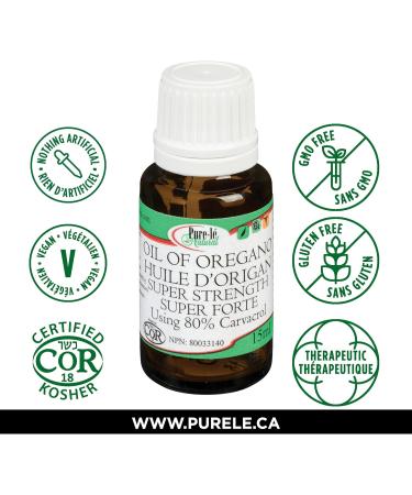 Super Strength Oil of Oregano ( 360 drops). 1 drop per dose - STRONG! Natural Ultra Premium Immune Supplement made using 80% carvacrol oil. - Buy Online on GoSupps.com