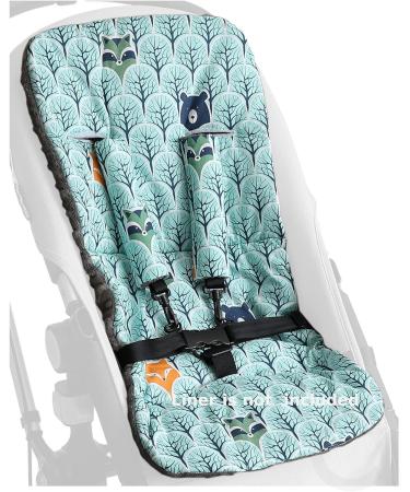 Harness Seat Belt Strap Covers - Set of 2, Padded Universal, Reversible (Trees/Grey) - Buy Online on GoSupps.com