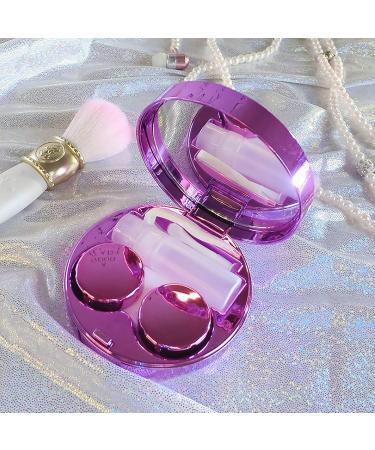 Contact Lens Case Travel Organizer - Purple Constellation Design for Lenses & Accessories - Buy Online on GoSupps.com
