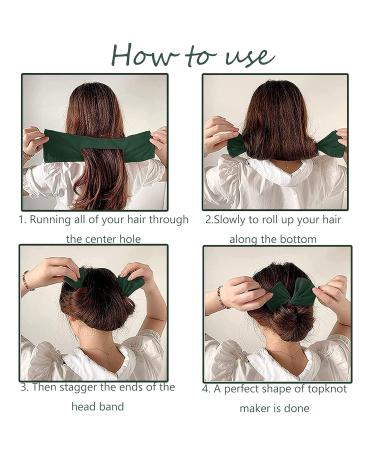 Tukeva 4-Piece Hair Knot Maker Set | French Bun & Knot Tools for Easy Stylish Updos - International Shipping Available - Buy Online on GoSupps.com