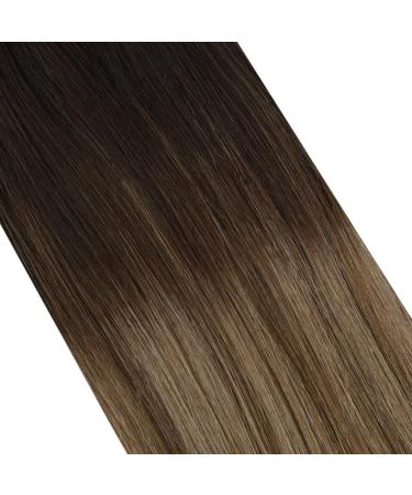 Moresoo Real Hair Extensions - Brown Pre-Bonded Keratin U-Tip Extensions | Dark Brown to Blonde | 50g 50cm | International Shipping - Buy Online on GoSupps.com