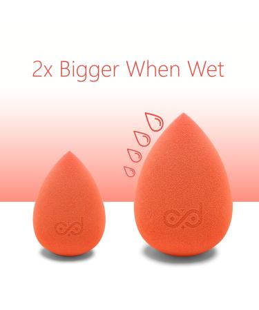 Prodxy Orange Makeup Blender Sponge | Latex-Free Streak-Free Application for Liquid Powder & Creams | Vegan & Cruelty-Free | International Shipping Available - Buy Online on GoSupps.com