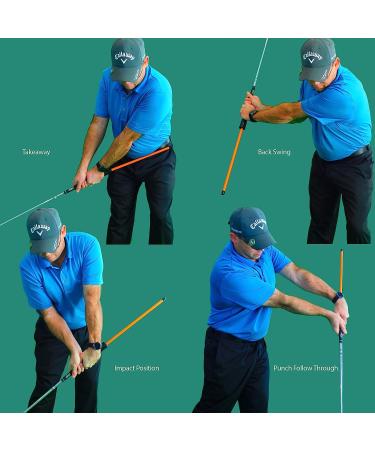 Anti-Flip Stick Golf Swing Trainer for Proper Impact & Swing Plane - Chipping Practice Aid - Buy Online on GoSupps.com