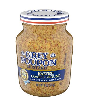 Grey Poupon Harvest Coarse Ground Mustard 8oz - Premium Quality - Buy Online on GoSupps.com