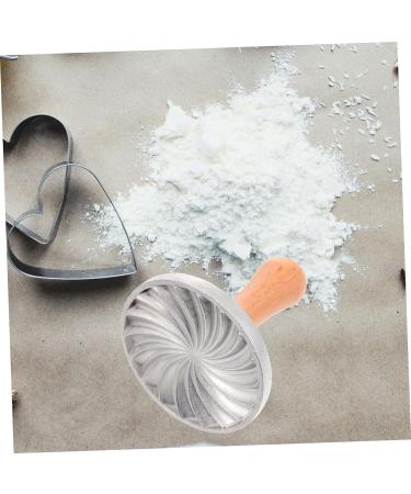 Ciieeo 3pcs Biscuit Mold Round Crackers Chocolate Sugar Cookie Fondant Making Molds Cookie Embosser DIY Cookie Stamp Embossing Cookie for Baking Mooncake Tool Hamburger Zinc Alloy Butter - Buy Online on GoSupps.com