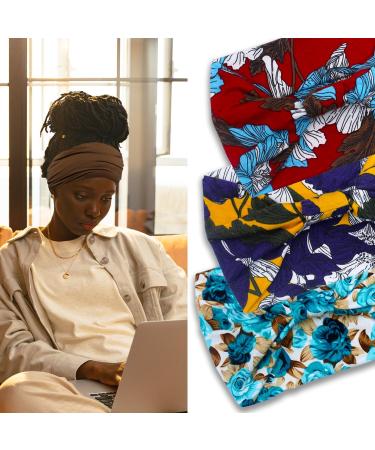 VENUSTE Floral Knotted Wide Headbands for Women - 6PCS Hair Accessories - Buy Online on GoSupps.com