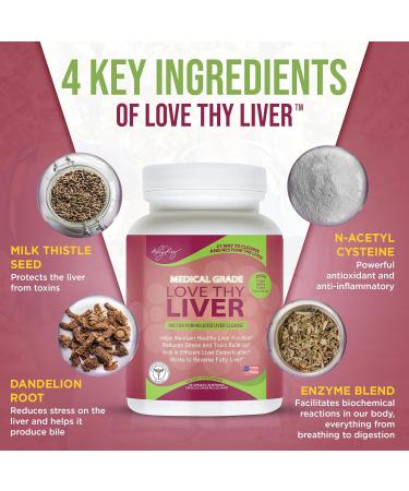 Dr. Liz Cruz Love Thy Liver - Liver Cleanse Detox & Repair Liver Supplements with Enzymes Herbs & Nutritive Ingredients Liver Health Supplement in Veggie Capsules 60 Counts - Buy Online on GoSupps.com