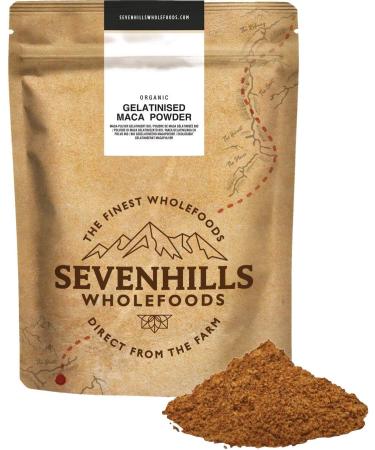 Sevenhills Wholefoods Organic Gelatinised Maca Powder 500g - Energizing Superfood - Buy Online on GoSupps.com