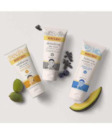 Burt's Bees Detoxifying Clay Mask - Charcoal & Acai Oil - 2.5 oz - Buy Online on GoSupps.com