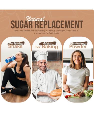 Bulk Dextrose Powder 5 lbs - Unflavored Carb Supplement for Brewing Sausage Making & Pre Workout - Pure Food Grade Glucose & Carbohydrates - Buy Online on GoSupps.com