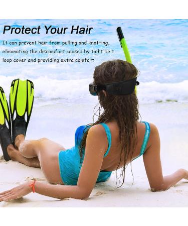 Neoprene Mask Strap Cover Set for Dive and Snorkel Masks - Non-Slip & Comfortable - Pink, Black, Blue - Buy Online on GoSupps.com