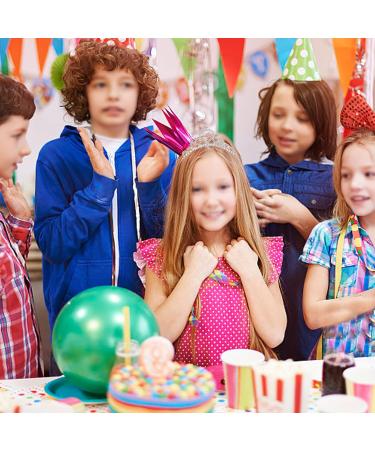 Shop Crown Princess Girl Tiara Set - 6 Piece Heart Shaped Crystal Wedding Headband for Birthday & Party - International Shipping Available - Buy Online on GoSupps.com