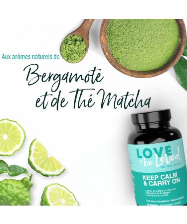 Anti-Stress and Vitality Gummies "Keep Calm & Carry On" | 42 Vegan Gummies | Food Supplement | Calm and Serenity | Reduction of Mental and Physical Fatigue | Made in France | Love and be Loved - Buy Online on GoSupps.com