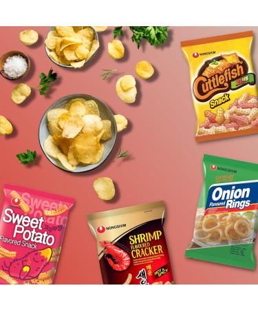 NONGSHIM - Spicy Shrimp Crackers - Multipack (20 X 75 GR) - Buy Online on GoSupps.com