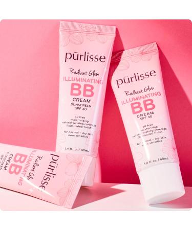 p rlisse Radiant Glow Illuminating BB Cream with SPF 30 - Glow BB Cream Enriched with Goji & Hawthorn Berry for Dewy Skin - Helps to Improve Skin Texture & Radiance - Light Medium (1.4 oz) 1.4 Ounce (Pack of 1) Light Medium - Buy Online on GoSupps.com