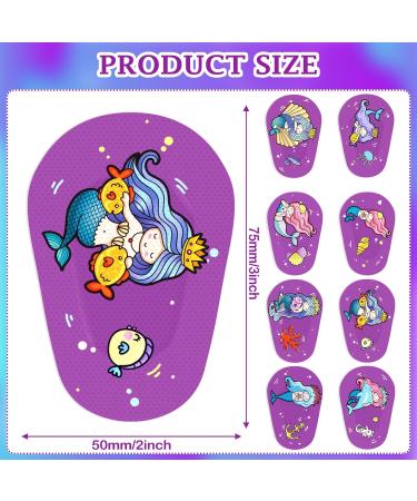Panitay Cute Eye Patches for Girls - 80 Pcs Non-Woven Cotton Light Blocking Adhesive Bandages for Kids - 8 Fun Styles - Buy Online on GoSupps.com