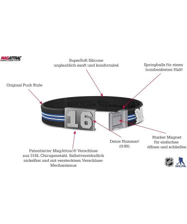 Brayce Toronto Maple Leafs Bracelet with Custom Jersey Number 00-99 | NHL Leafnation Ice Hockey Accessory - Buy Online on GoSupps.com