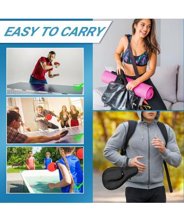 SelfTek Table Tennis Racket Cover: Ping Pong Paddle Case with Balls Pouch - Buy Online on GoSupps.com