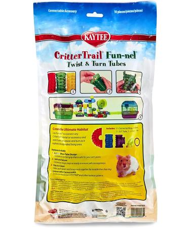 Kaytee CritterTrail Fun Value Pack - Twist & Turn | Complete Hamster Habitat Kit - Buy Online on GoSupps.com