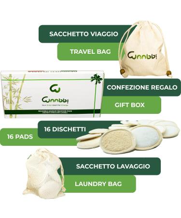 Shop Slimming Pads - 16 Reusable Bamboo Cotton Makeup Remover Pads with Travel & Laundry Bags | Eco-Friendly International Shipping - Buy Online on GoSupps.com
