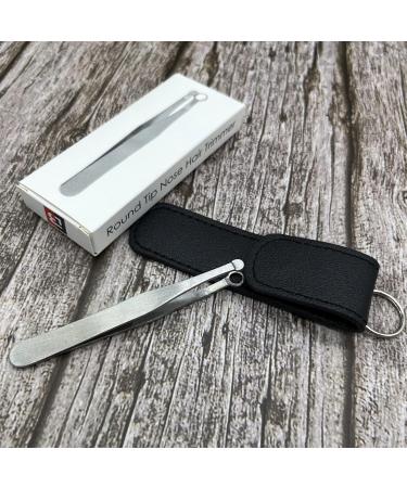 Premium Stainless Nose Hair Clippers - Round-Tipped Grooming & Trimming Tweezers for Men & Women - Buy Online on GoSupps.com