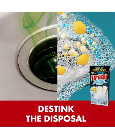 Drano Disposal Strips - 10-Pack Garbage Disposal Cleaner with Fresh Citrus Scent - 10 Uses per Box - Buy Online on GoSupps.com