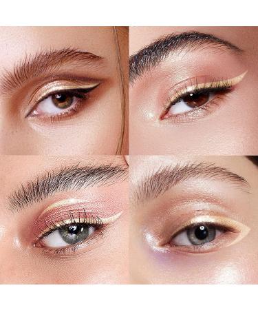 Music Flower Waterproof Liquid Eyeliner Pen | Metallic Shimmer Color | Smudge-Resistant & Long-Wearing | Light Gold - Buy Online on GoSupps.com