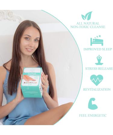 Sole Soothe Foot Pads - 2-in-1 All Natural Premium Foot Patches for Energy, Sleep, Stress Relief - 28 Count Box with Ginger, Mint, Rose, Green Tea, Lavender, Coconut Varieties - Buy Online on GoSupps.com