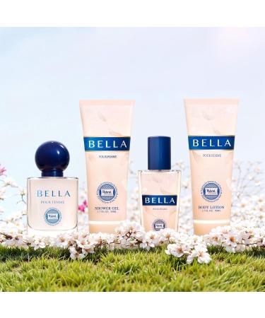 HyBrid & Company Bella Pour Femme 4Pcs Gift Set For Women 50ml-Perfume&50ml-Mist&50ml-Bodylotion&50ml-Shower Gel - Buy Online on GoSupps.com