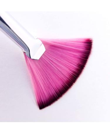 Fanta Sea Cosmetics Translucent Facial Mask Fan Brush Set - Pink Handle (Pack of 3) - Buy Online on GoSupps.com