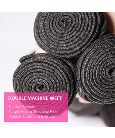 Drosuud Body Wave Human Hair Bundles 18 20 22 Inch - Brazilian Virgin 12A Hair Deals - Buy Online on GoSupps.com