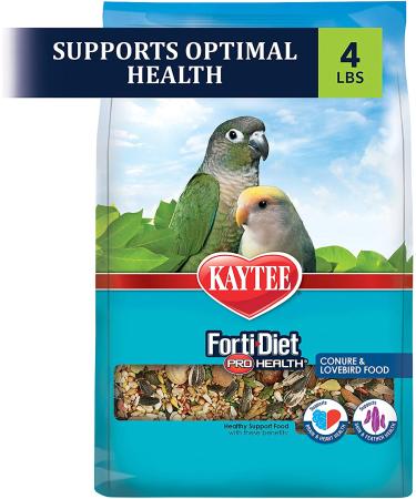 Kaytee Forti-Diet Pro Health Food for Conures & Lovebirds - Nutrient-Rich Avian Diet - Buy Online on GoSupps.com