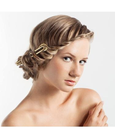 Duufin 22 Pcs Vintage Hair Sticks & Pins - Chinese Chopsticks Hair Forks for Women - Golden Elegance - Buy Online on GoSupps.com