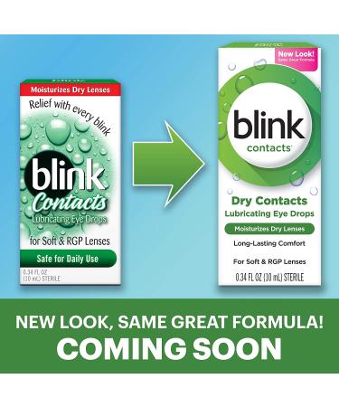 Blink Contacts Lubricating Eye Drops 0.34 oz. (2 Pack) - Buy Online on GoSupps.com
