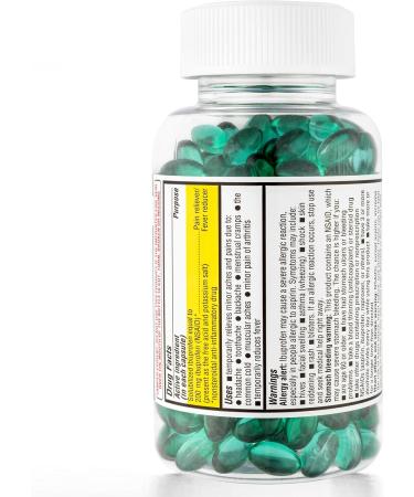 Timely Ibuprofen 200mg Softgels - 240 Liquid Mini Softgels for Pain Relief & Fever Reducer - Compare to Advil Liqui-Gels for Headache Menstrual Tooth Muscle & Arthritis Pain - Buy Online on GoSupps.com