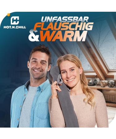 Buy Hot.n.chill 2L Long Hot Water Bottle - Perfect Neck & Shoulder Heat Relief | Safe Cozy Gray Design - International Shipping Available - Buy Online on GoSupps.com