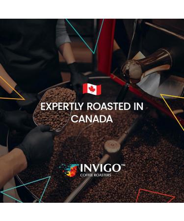 Invigo Filter Coffee Beans 340g - Whole Coffee Beans Small Batch & Local Premium Roasting Vegan & Gluten-Free Gift for Coffee Lovers Whole Bean Indian Kaapi Royale - Buy Online on GoSupps.com