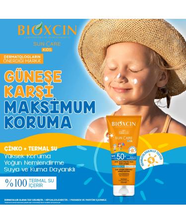 BIOXCIN Sun Care Very High Protection Children's Sunscreen 100% Botanical Active 50 SPF 200 ml - Buy Online on GoSupps.com